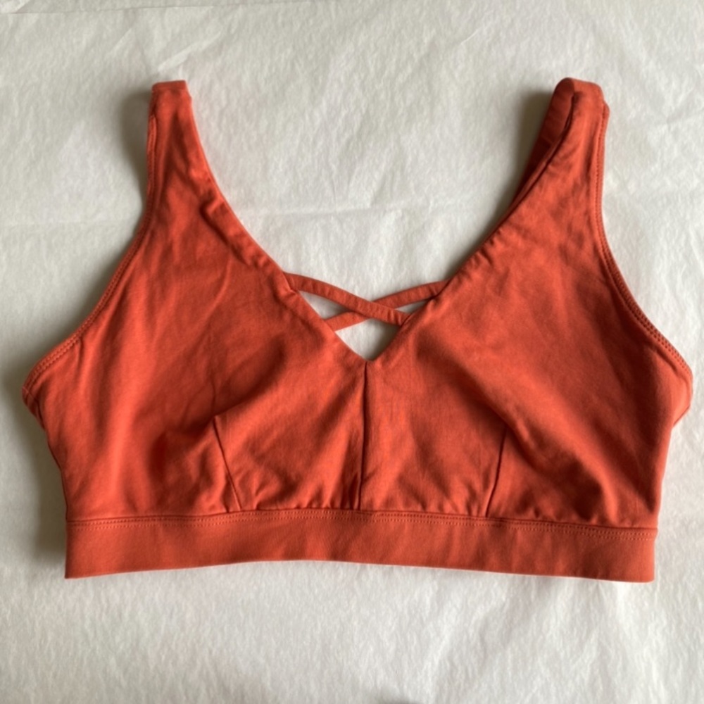 Burnt Orange Organic Cotton Bralette
